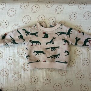 Foxes Skateboarding Print crew neck from Paris